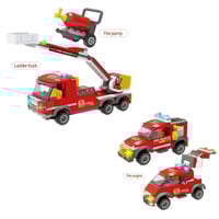 لعبة مكعبات اطفال سيارة اطفاء -F-03-01