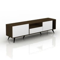 طاوله تلفزيون مستطيلة خشب صناعة ماليزية 179 سم , 2...