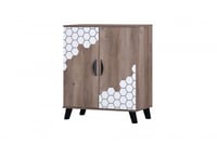 جزامة أحذية خشب ماليزي بابين 4 دور لون بني