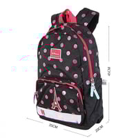 شنطة مدرسيه ومقلمية اسود A-07-5