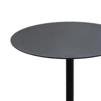 طاولة تقديم وخدمة دائرية لون أسود