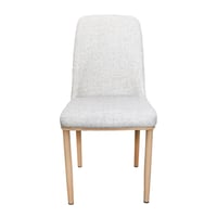 طاولة طعام بديل الرخام 6 مقاعد قماش