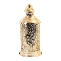 فانوس معدني بإضاءة دافئة – يعمل بالبطارية