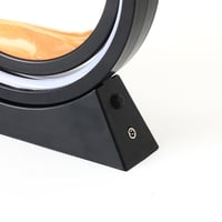 إضاءة ليد مع لوحة زجاج بتصميم الرمال المتحركة