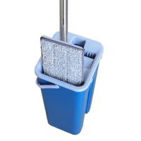 ممسحة أرضيات مسطحة مع دلو التنظيف