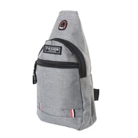 شنطه كتف رجالية FASHION INSTINCT قماش مع منفذ سماع...