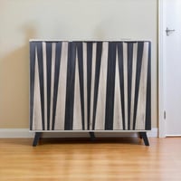 دولاب تخزين أحذية خشب ماليزي 3 أبواب 5 أدوار – تصم...