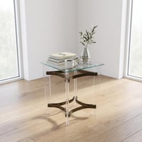 طاولة جانبية اكريليك 45 سم