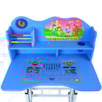 كرسي وطاولة دراسة للأطفال – لون أزرق