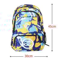 شنطة مدرسة للاطفال بسحاب وجيوب متنوعة - للاولاد وا...