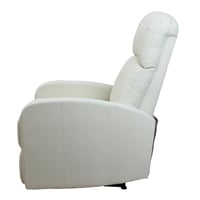 كرسي إسترخاء قماش بتصميم مودرن لون بيج فاتح