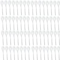 ملاعق اكل شفاف 160 حبة