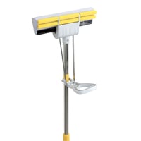 ممسحة تنظيف أرضيات بعصا يدوية - لون أصفر أو أزرق