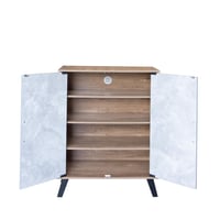 خزانة أحذية أنيقة وعصرية خشب ماليزي 4 مستويات بباب...