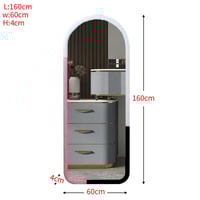 مرايا طويلة للحائط بإطار فاخر