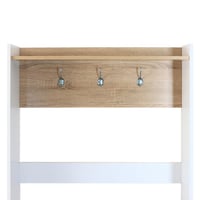 وحدة تخزين رفوف وأدراج مع ستاند تعليق خشب ماليزي خ...