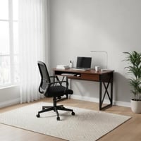 طاولة مكتب خشب مع درج تخزين مقاس 120 سم - بني