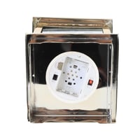 فانوس ذهبي أنيق بإضاءة بطارية وتصميم هندسي فاخر -G...