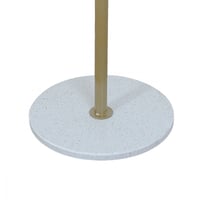 علاقة عمودية للقبعات والملابس ذهبي