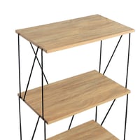 وحدة رفوف خشب ماليزي 5 ادوار متعددة الإستخدام , لو...