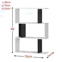 وحدة أرفف خشب ماليزي , تصميم مفتوح 3 أدوار لون أبي...