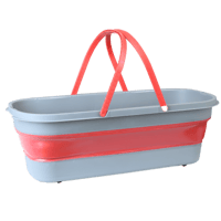 دلو ماء محمول قابل للطي