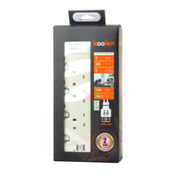 توصيله كهرباء 3 منافذ 2 مخارج A_2_1 USB