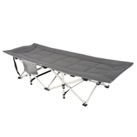 سرير رحلات وتخييم قابل للطي – خفيف الوزن بلون رماد...