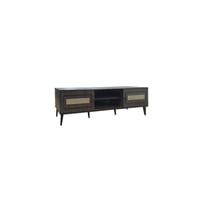 طاولة تلفزيون خشب صناعة ماليزي 180 سم , 2 ادراج وا...