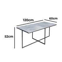 طاولات قهوة رمادي 5 قطع خشب ماليزي
