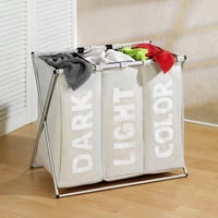 سلة غسيل مقسمة لتنظيم الملابس A_09_5