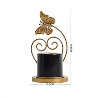 مبخرة انيقة بقاعدة على شكل فراشة ذهبية A0202