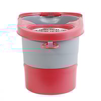 دلو مقسم مع ممسحة دوران 360 درجة -H-04-02