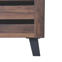 خزانة أحذيه 4 ارفف خشب ماليزي عالي الجودة لون بني