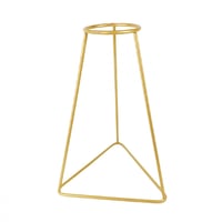 مركن أشجار ذهبي مثلث مقاس 46*15 سم-L-02-01