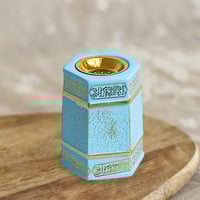 مبخره سيراميك سداسية لون سماوي A0202