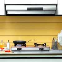 بوتجاز جيباس مزدوج 2 عين - سطح زجاج احمر-L-03-01