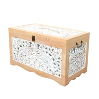 صناديق تخزين خشبية 3 قطع