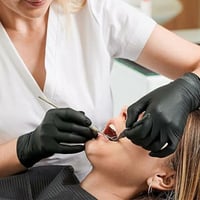 قفازات بلاستيك مقاس XL اسود 40 حبة A-05-5