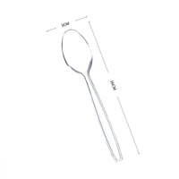 ملاعق اكل شفاف 160 حبة