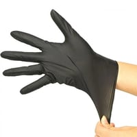 قفازات اسود مقاس S بلاستيك 90 حبة A-05-5
