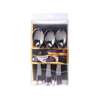 طقم ملاعق بلاستيك فضي للاكل 3 _A_01