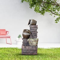 نوافير ديكور منزلي بإضاءة -B-02-02