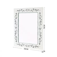 مرايا مدخل البيت مزخرفة مع إضاءة