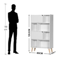 دولاب متعدد الإستخدام 4 ادوار خشب ماليزي لون أبيض