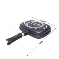 مقلاة هوم ماستر مزدوجة وجهين مقاس 32 سم المنيوم مم...