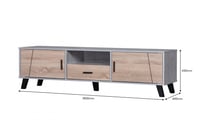 طاولة تلفزيون تصميم حديث 3 ادراج للتخزين 160 سم خش...