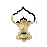 مصباح اضاءة ليد تصميم كرة مضيئة ذهبي -G-K-03-2