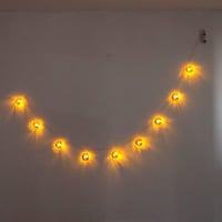 ديكور لمبات حبل للزينة