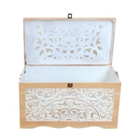 صناديق تخزين من الخشب 3 قطع